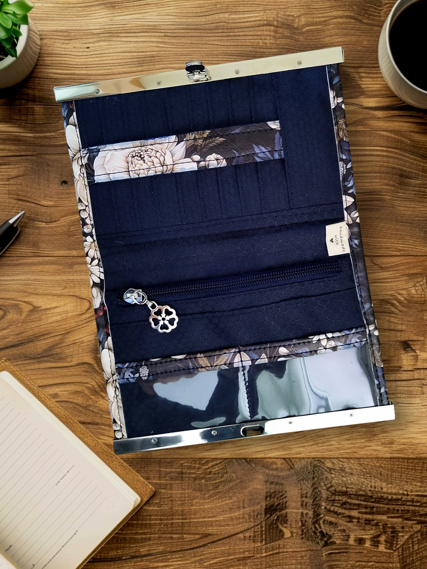 Floral Clutch Wallet