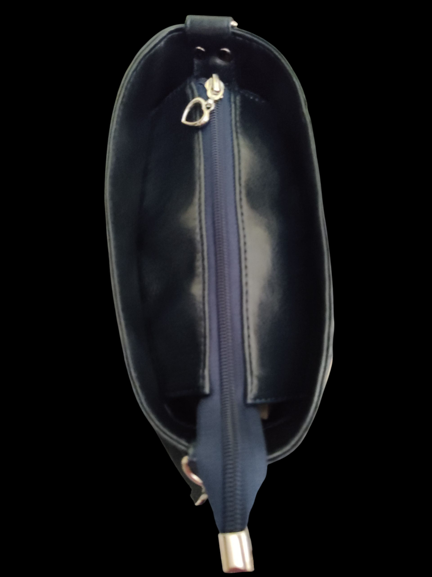 Baby Belle Handbag in gray/navy/ floral