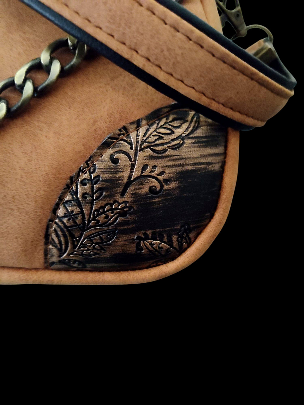 Brown Faux Suede Annabelle