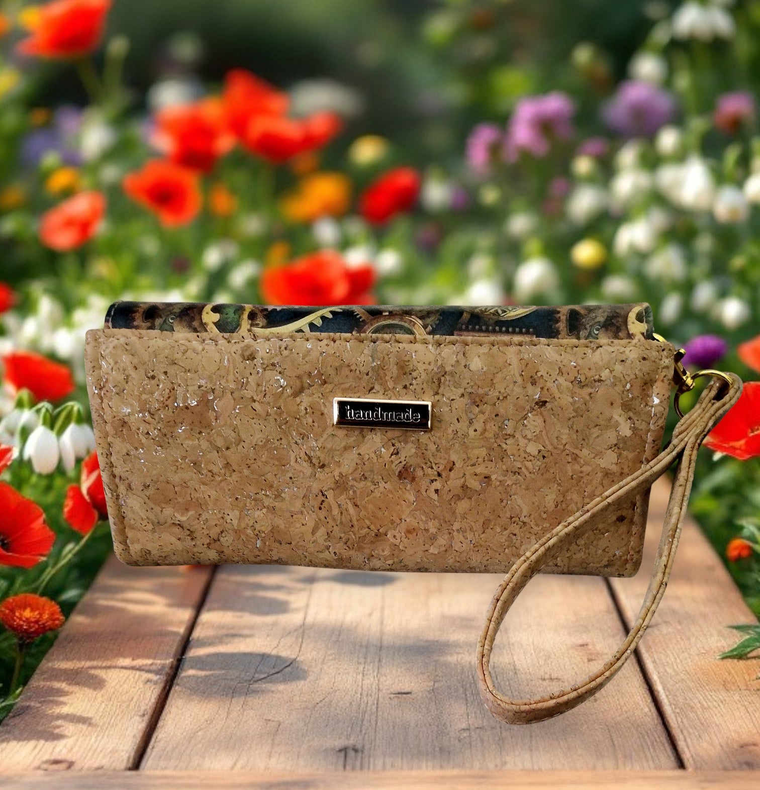 NCW Cork/Faux Leather Wallet