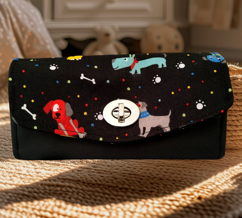 Dog Print Necessary Clutch Wallet