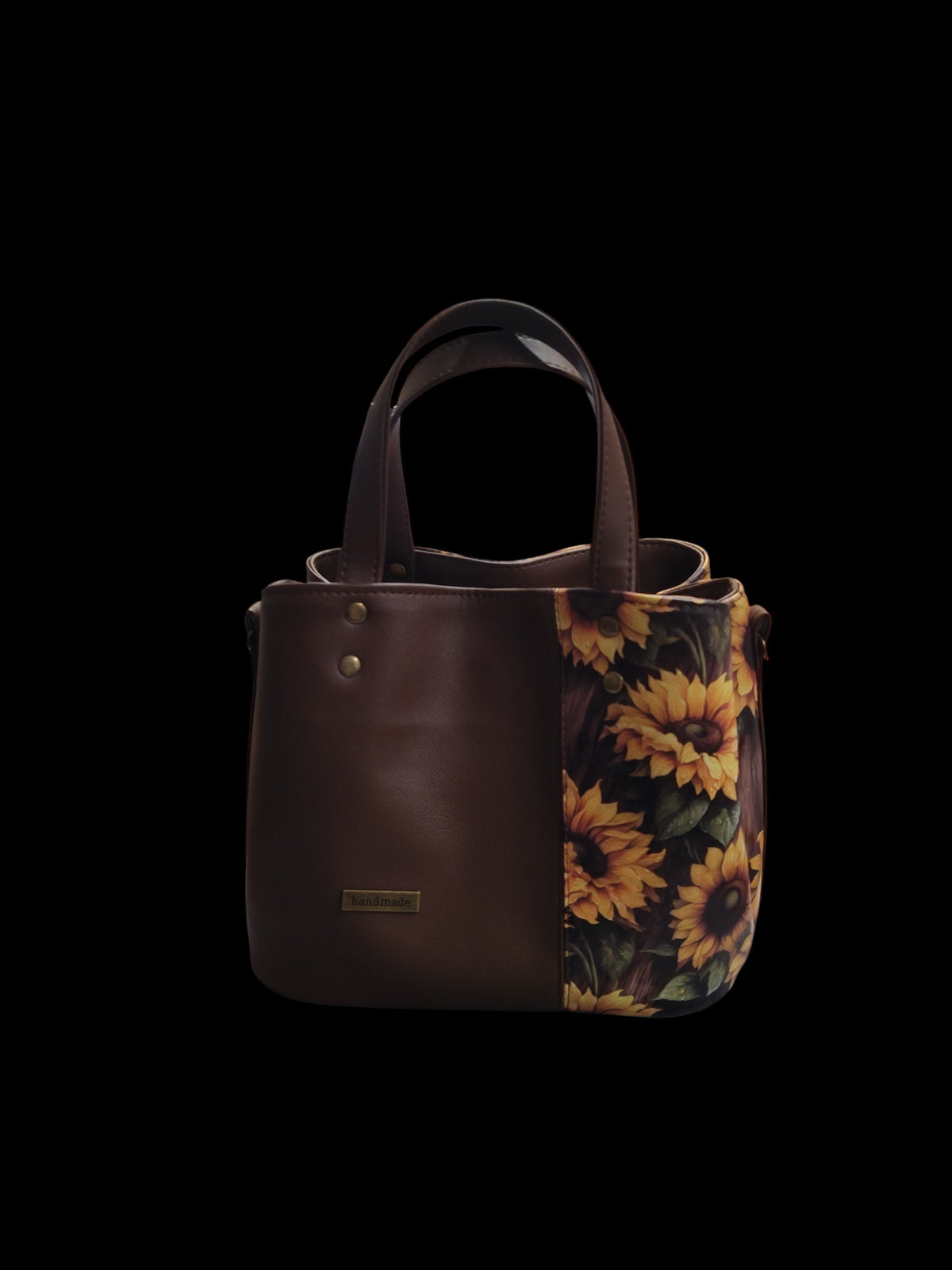 Soraya Divider Handbag - Dew Kissed Sunflowers