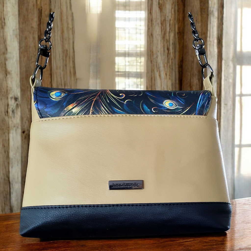 Mini Peacock Iris Crossbody