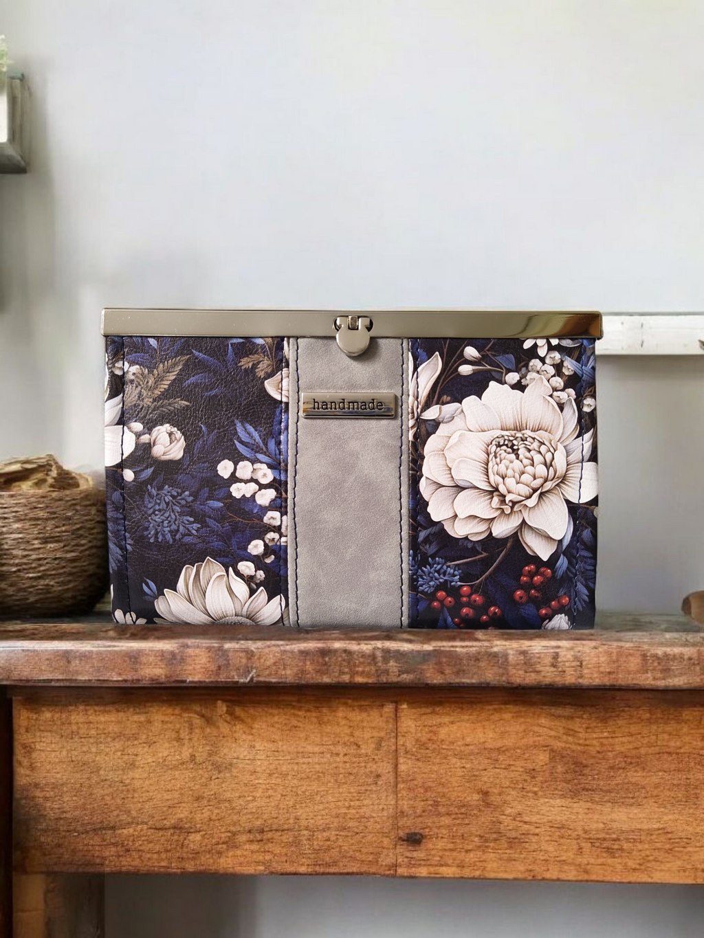 Floral Clutch Wallet