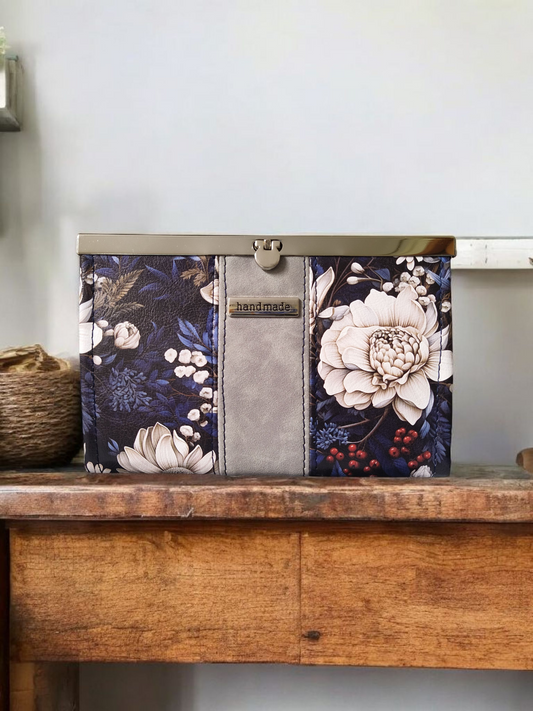 Floral Clutch Wallet