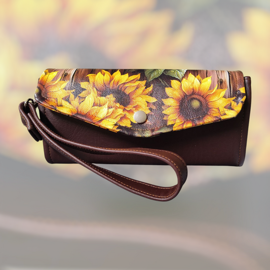 Sunflower Necessary Clutch Wallet