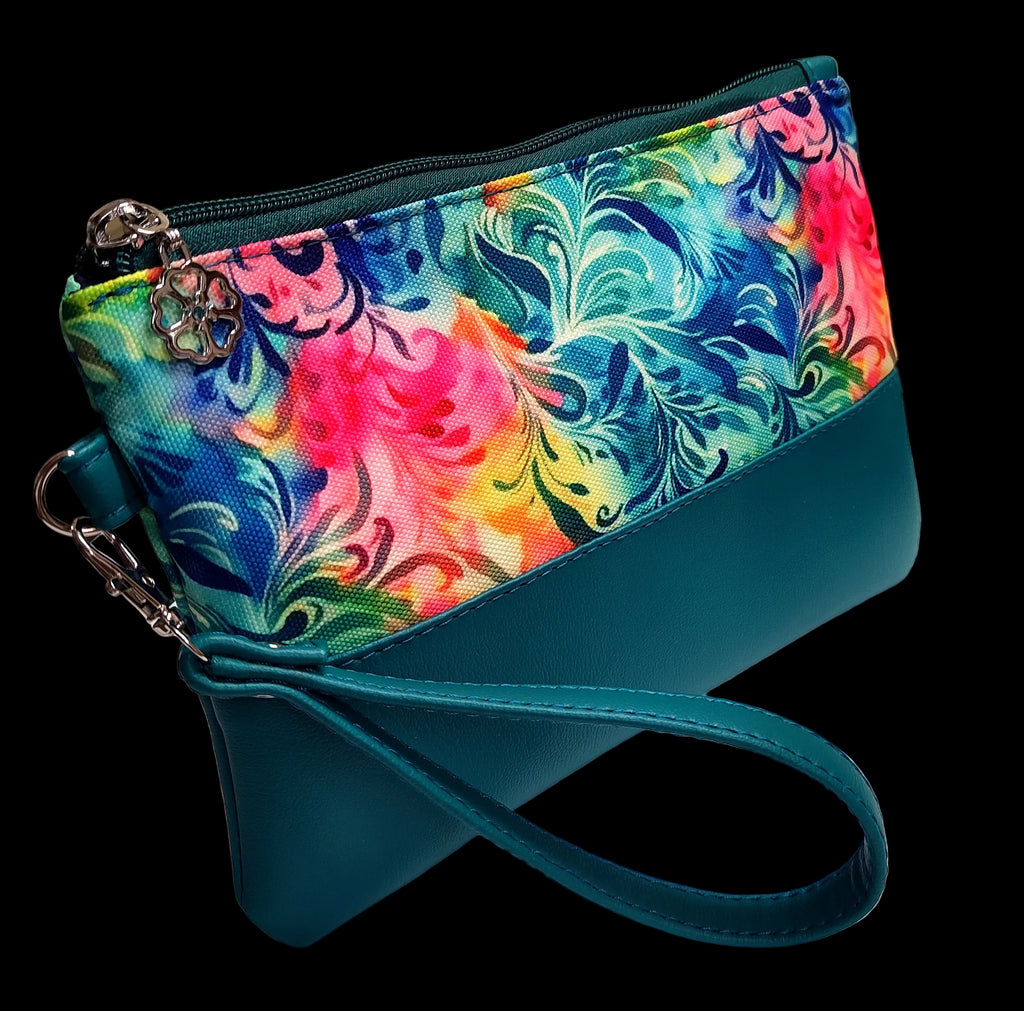 Fatkat Wristlet/flora