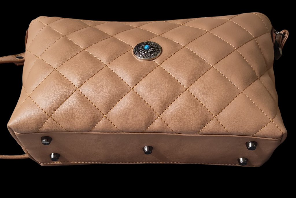 Caramel Quilted Tribeca