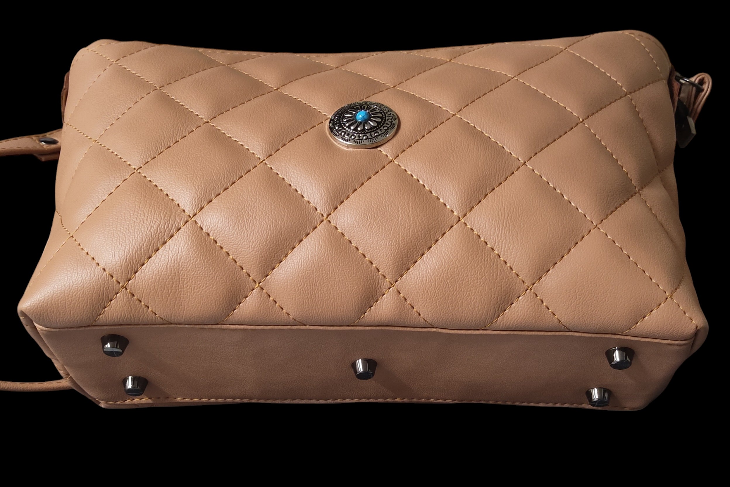 Caramel Quilted Tribeca