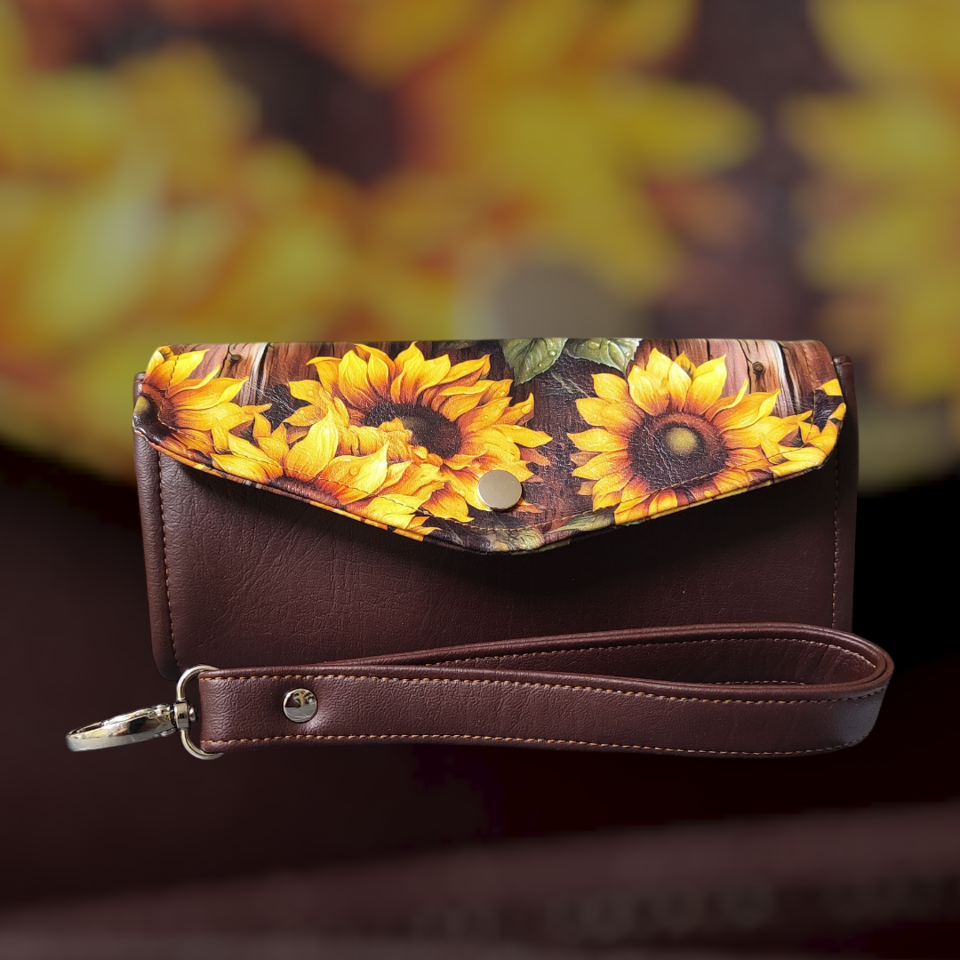 Sunflower Necessary Clutch Wallet