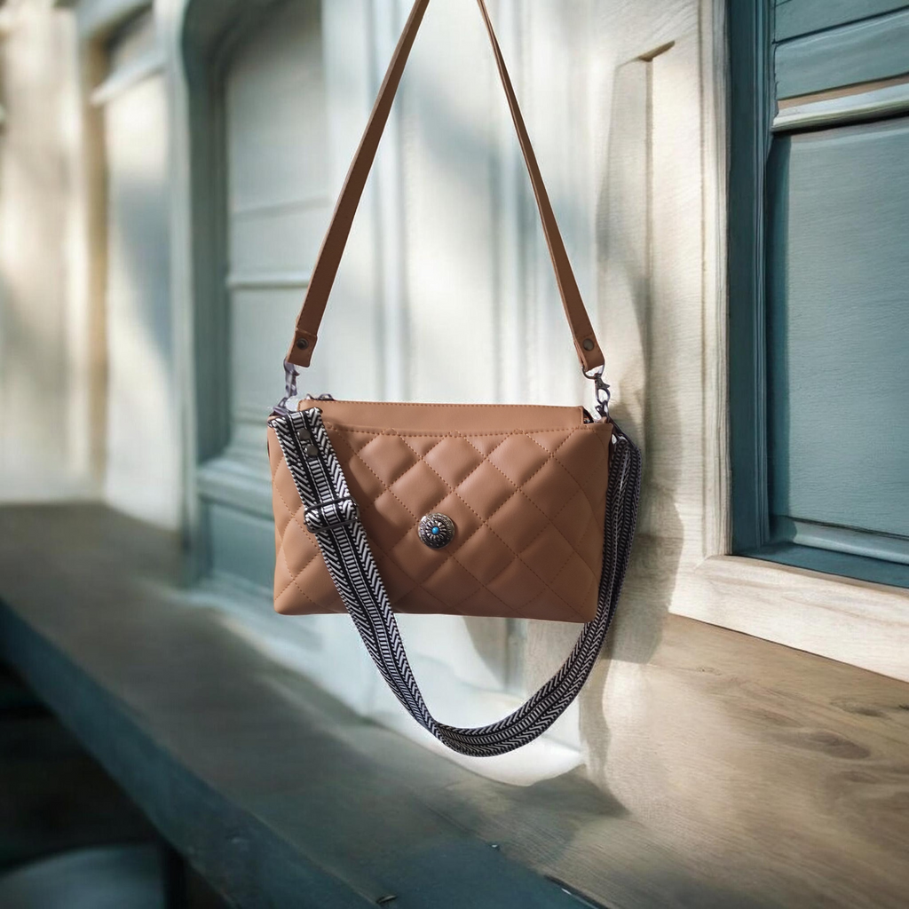 Caramel Quilted Tribeca
