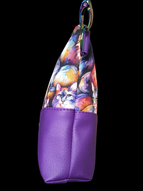 Alyssa Crossbody bag / purry cats
