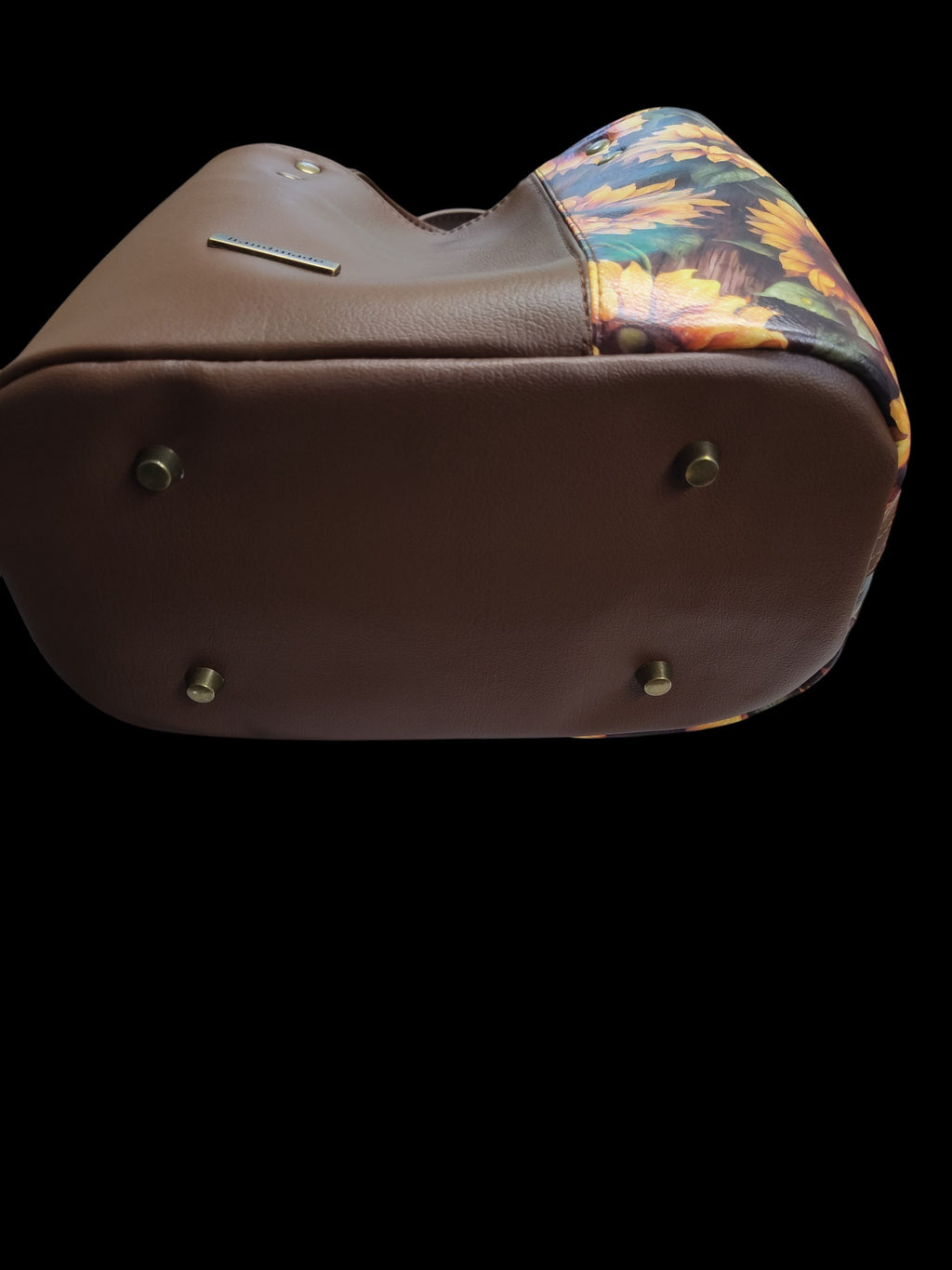 Soraya Divider Handbag - Dew Kissed Sunflowers