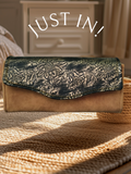 Faux Suede Necessary Clutch Wallet