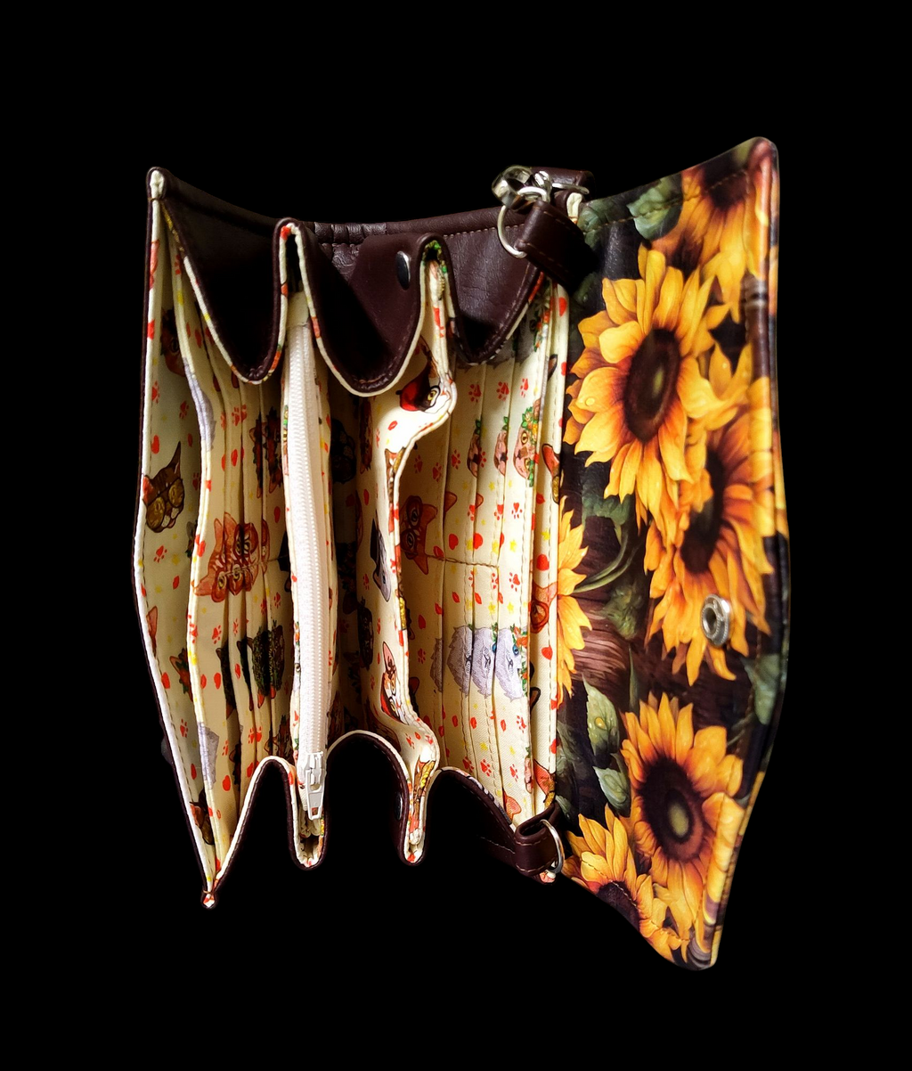 Sunflower Necessary Clutch Wallet