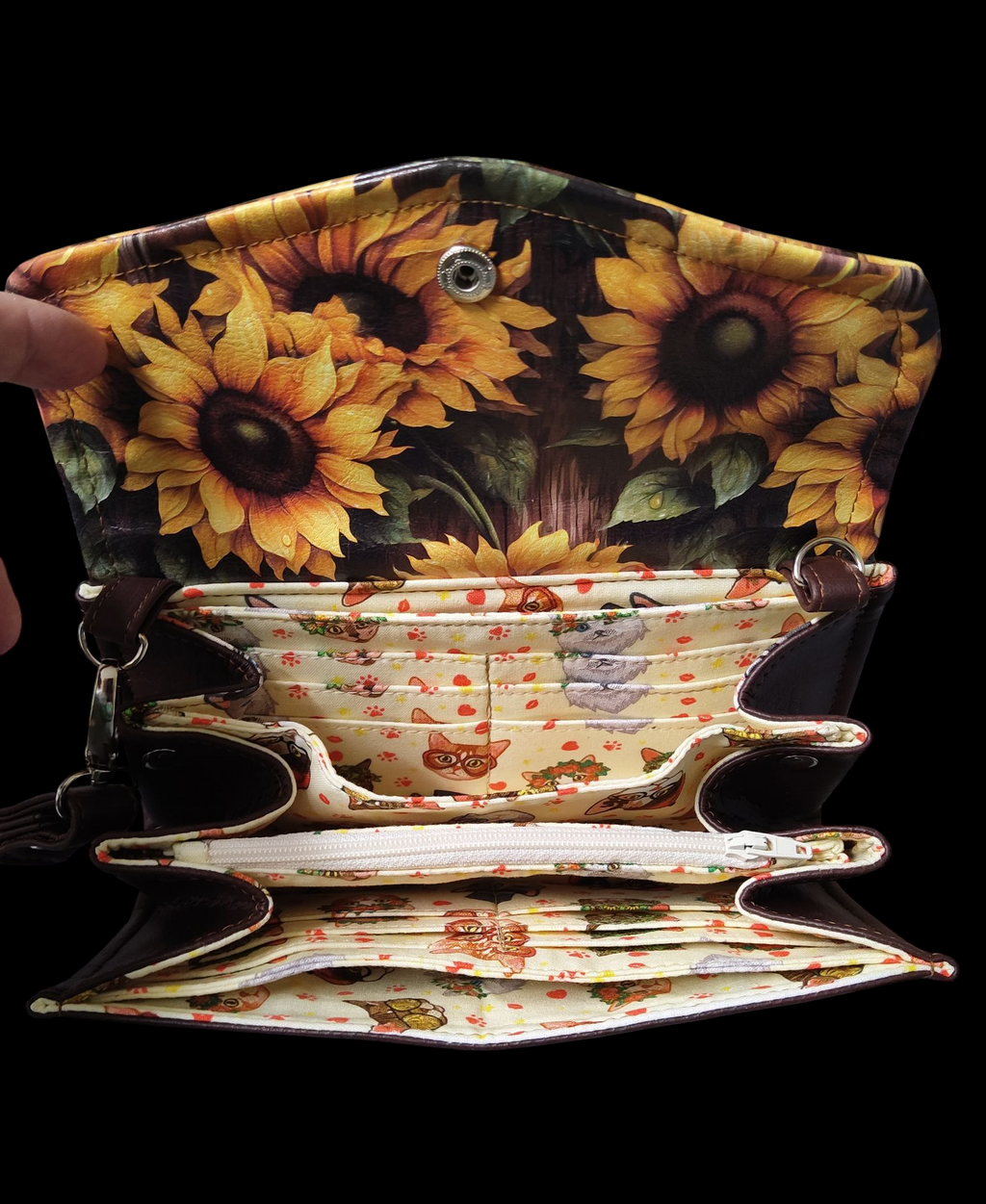 Sunflower Necessary Clutch Wallet