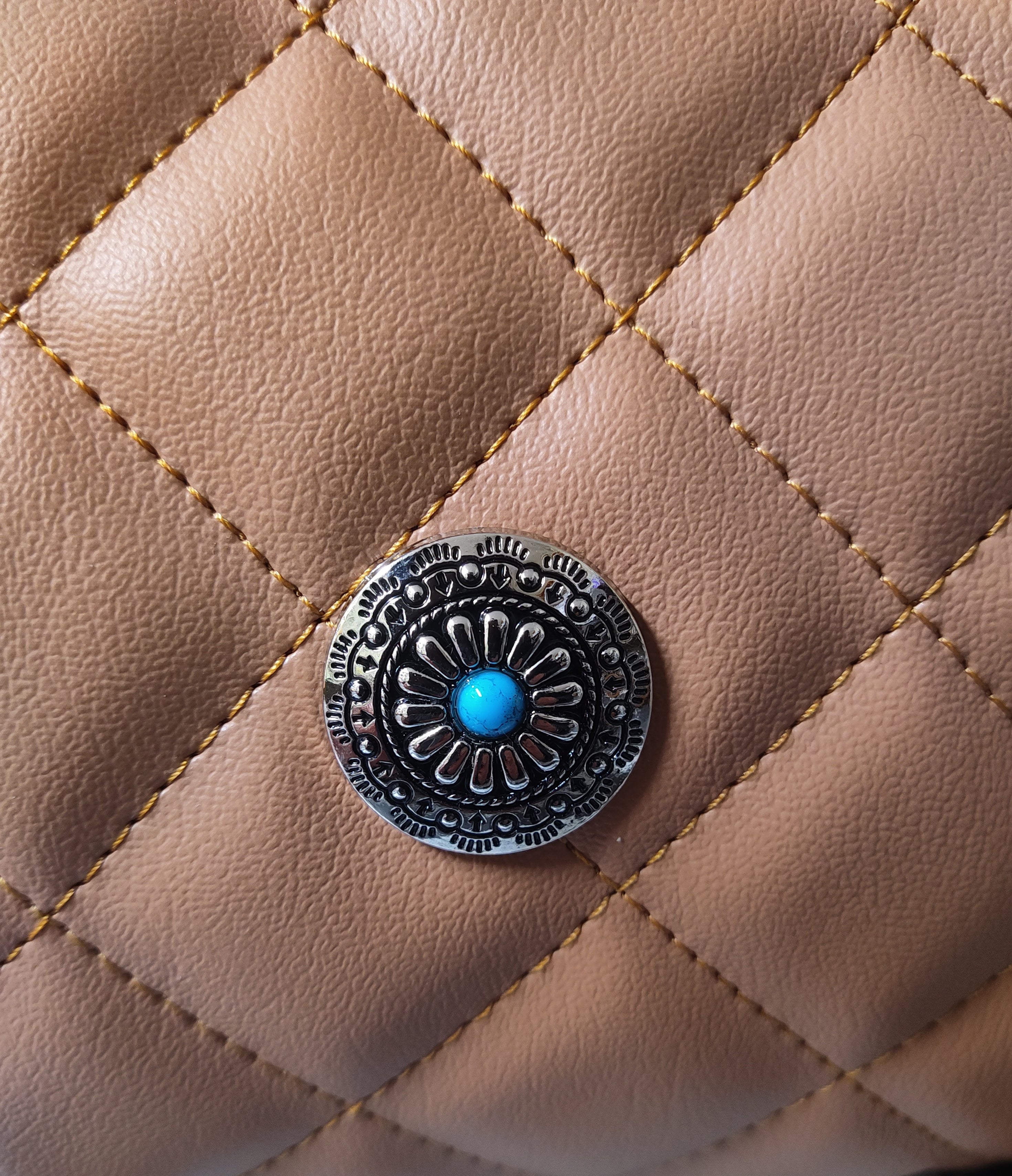 Caramel Quilted Tribeca