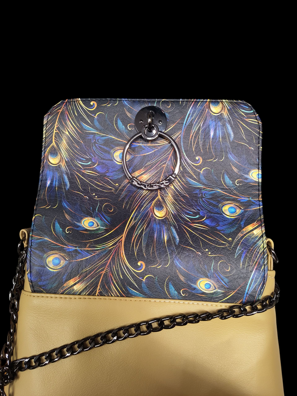 Mini Peacock Iris Crossbody