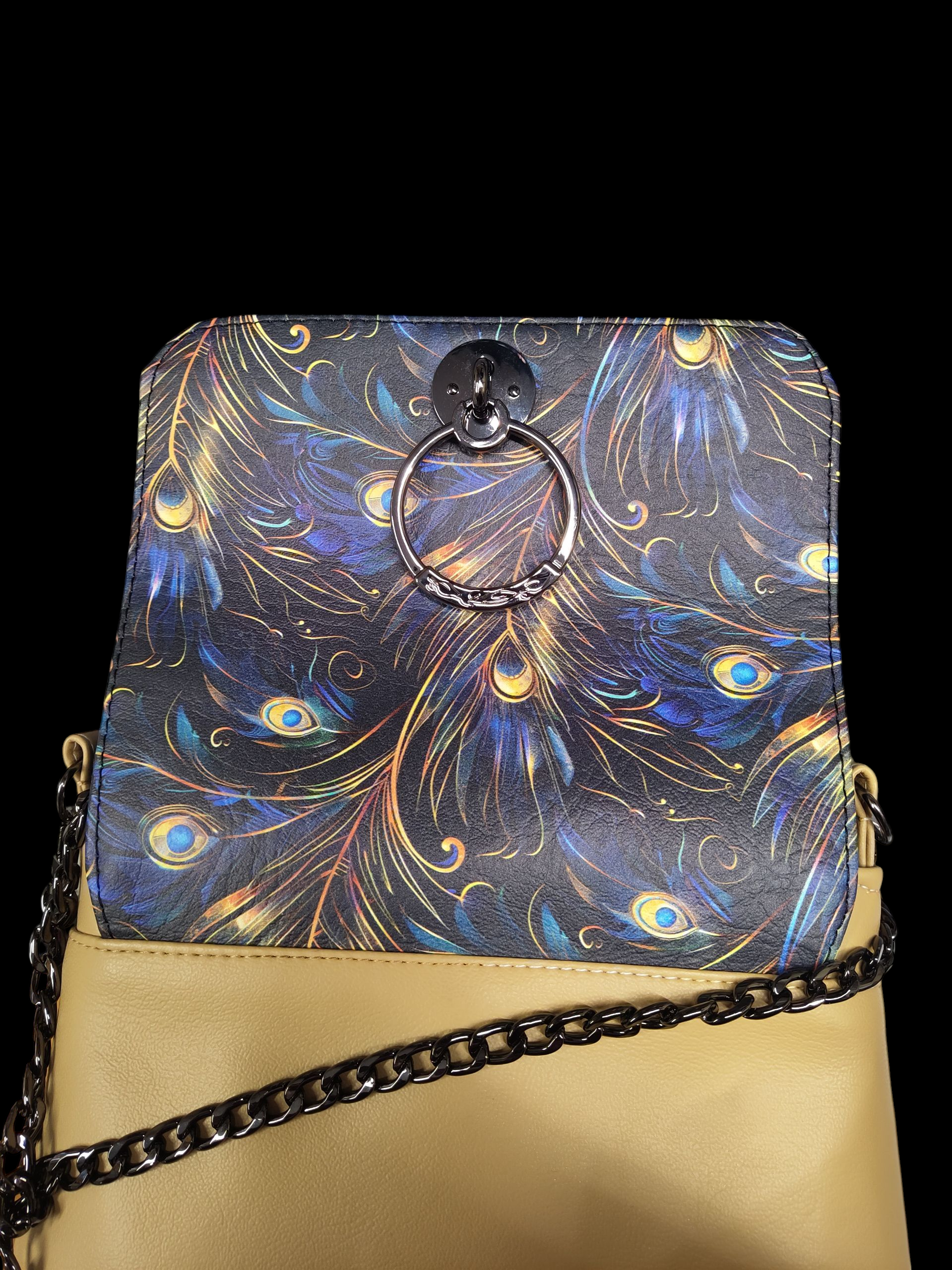 Mini Peacock Iris Crossbody